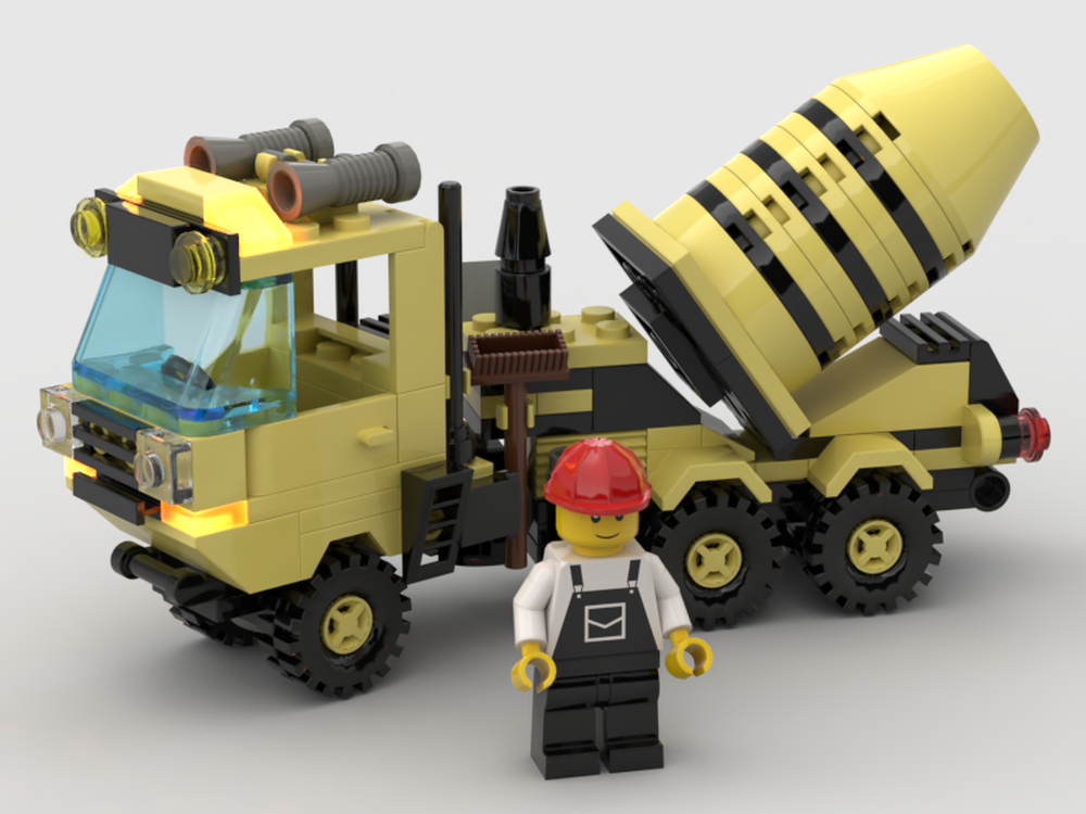 Lego Cement Mixer 2018 - MOC Set 6682