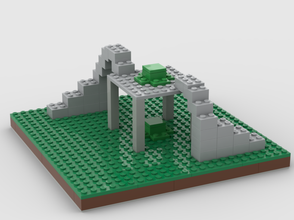 Lego Minecraft bedwars emerald island
