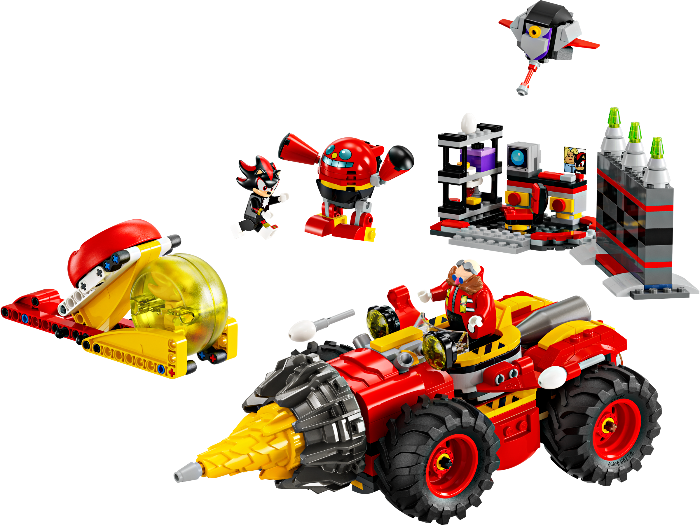 Lego Super Sonic vs. Egg Drillster