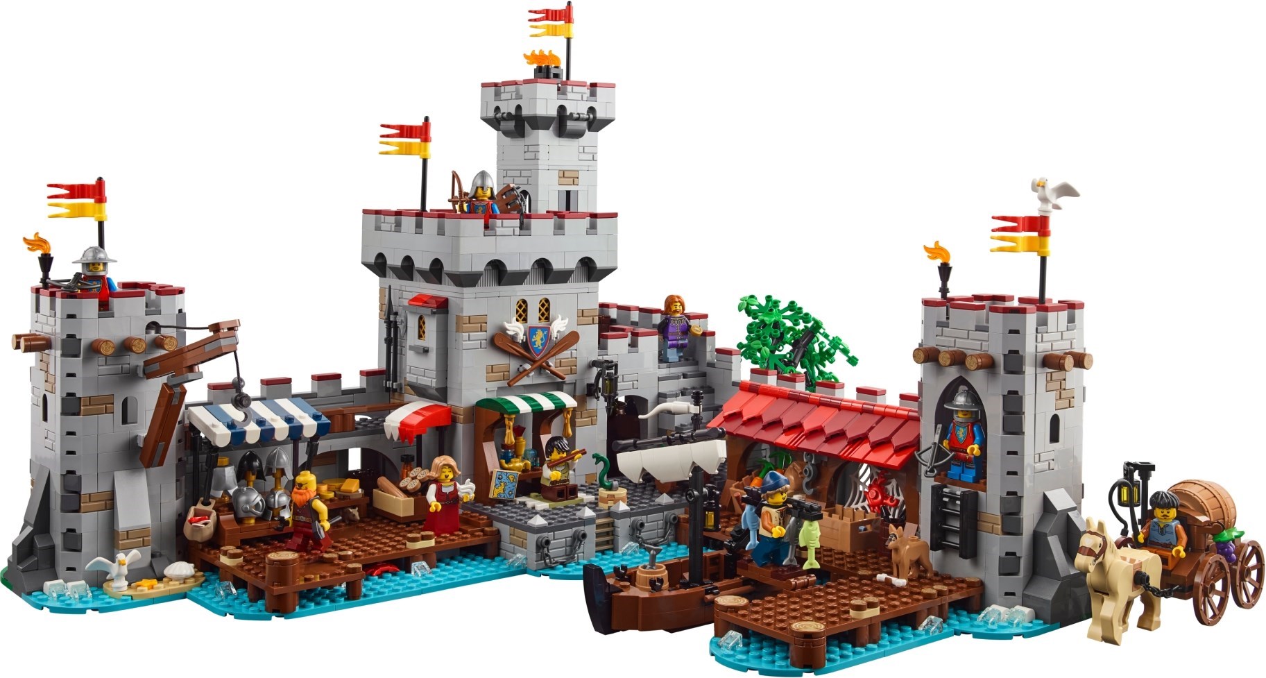 Lego Medieval Seaside Market