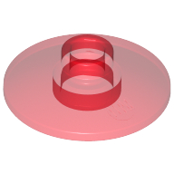 Lego Dish 2 x 2 Inverted [Radar] / Trans-Red