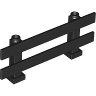 Lego Fence 1 x 8 x 2 2/3 / Black