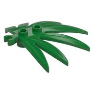 Lego Plant, Leaves 6 x 5 Swordleaf with Clip [Thick Open O Clip] / Green