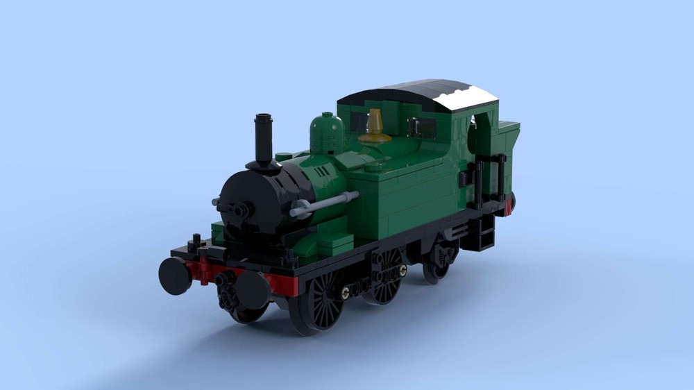 Lego GWR 1400 Class Steam Locomotive (8 Wide)