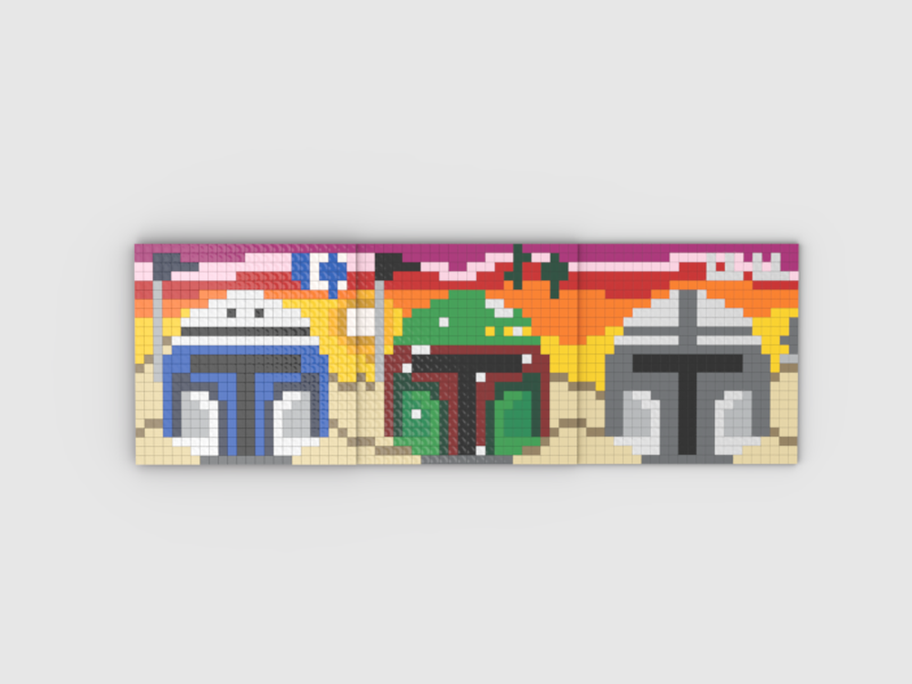 Lego Mandalorian Mosaic Collection