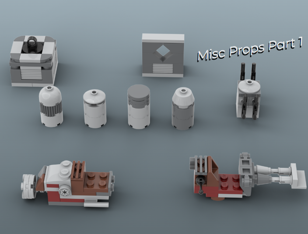 Lego Misc props part 1
