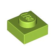 Lego Plate 1 x 1 / Lime