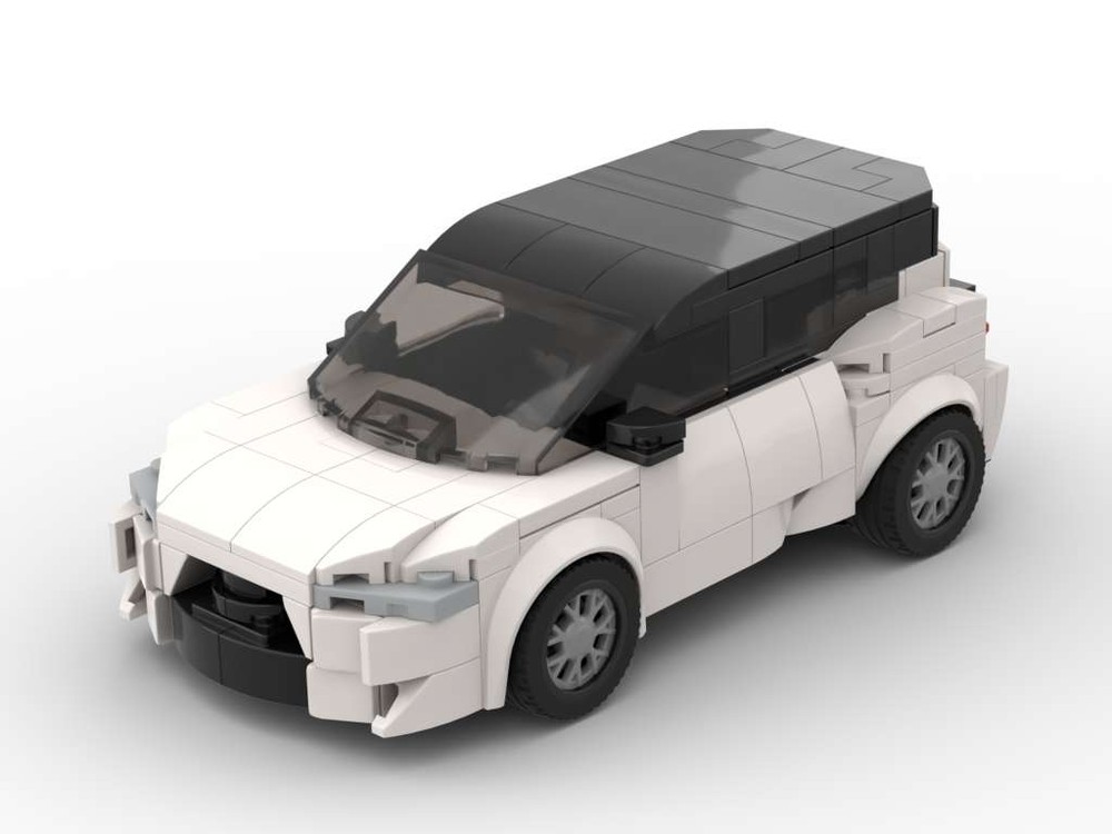 Lego Toy Yaris - White - 8 Stud Speed Champions