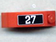 Lego Arch 1 x 3 x 2 Curved Top with '27' Pattern Model Right Side (Sticker) - Set 10020