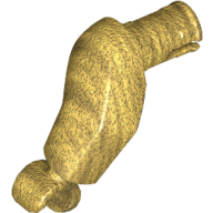 Lego Arm, Large, Left and Hand / Pearl Gold