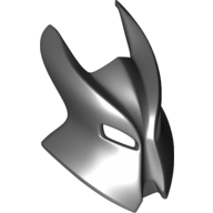 Lego Large Figure Mask / Visor, Vladek with Horns