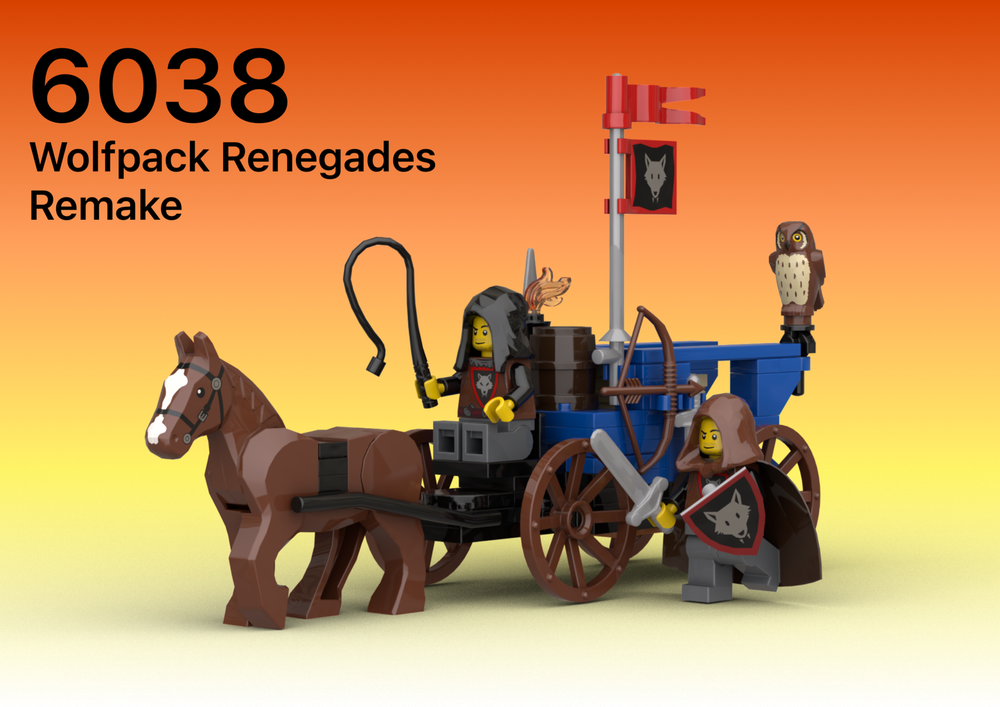 Lego 6038 Wolfpack Renegades Remake