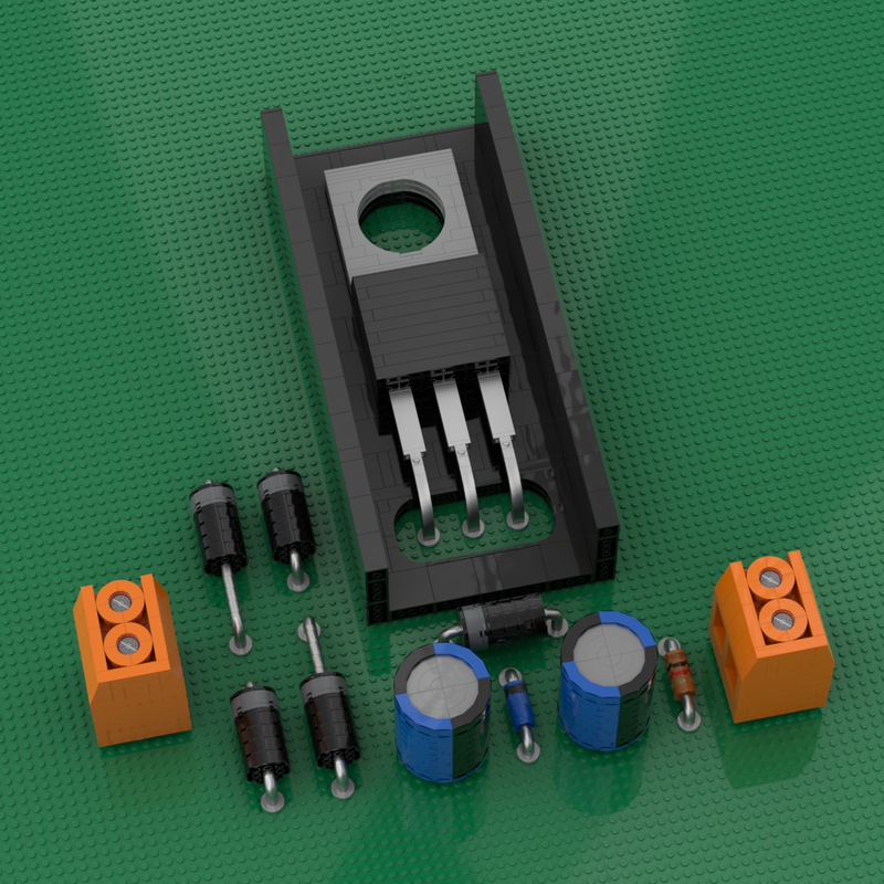 Lego Rectifying Circuit with Voltage Stabilisation