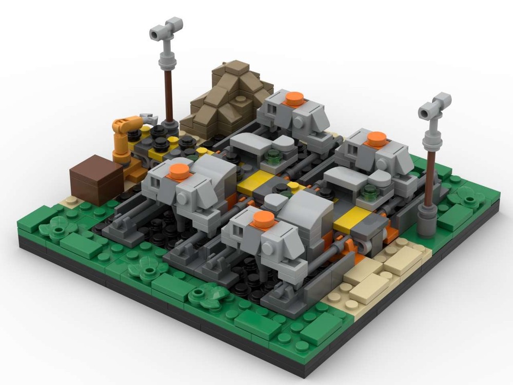 Lego Factorio Electric mining drill