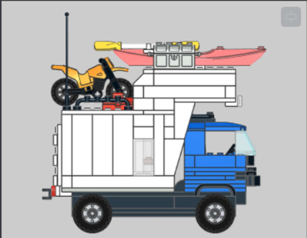 Lego Unimog Overland camper