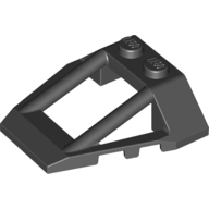 Lego Windscreen 4 x 4 Roll Cage / Black