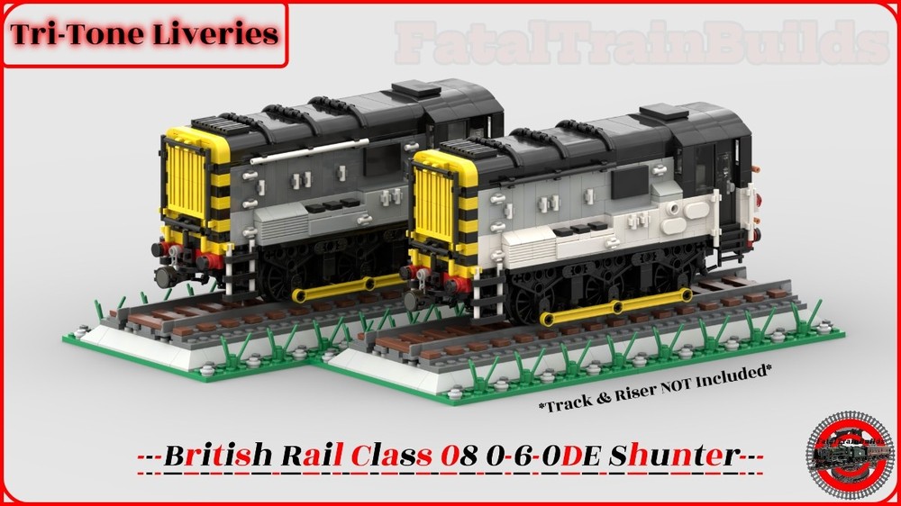 Lego British Rail Class 08 Shunters (8W) (Tri-Tone)