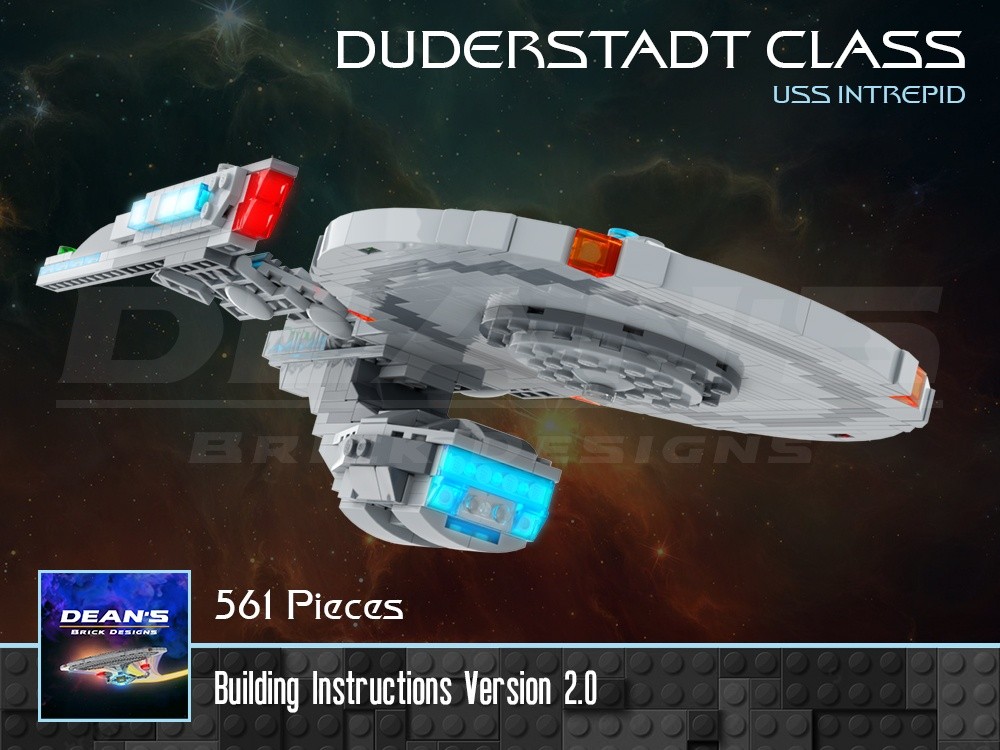 Lego Duderstadt Class Starship - Star Trek Picard