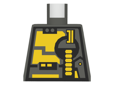 Lego Torso Space Unitron Pattern