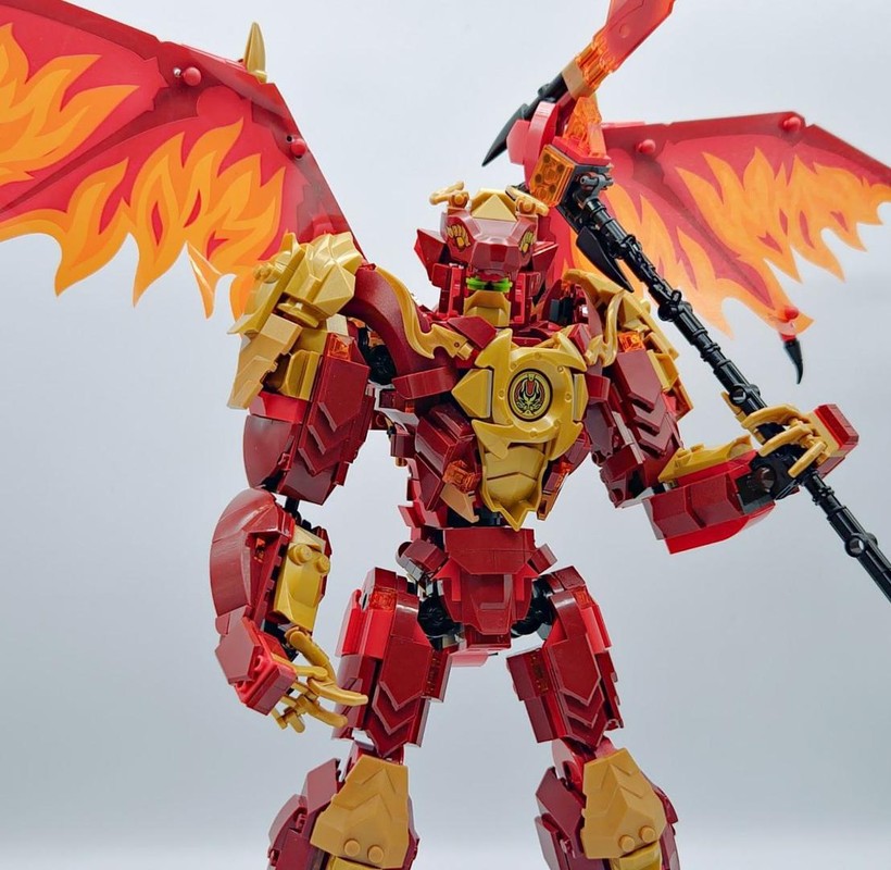 Lego Source Dragon Mech (71822 Alternate Build)