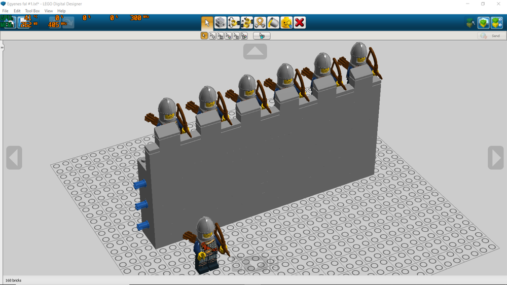 Lego Straight Wall