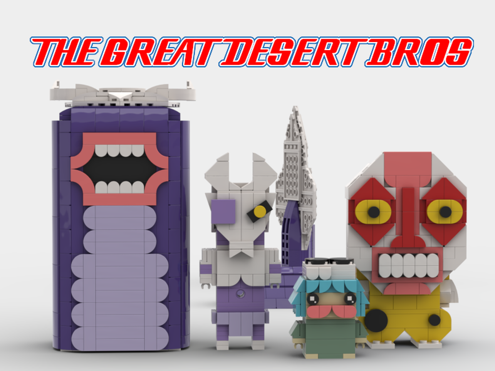 Lego The great desert Bros - Bleach | Brickheadz