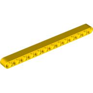 Lego Technic Beam 1 x 13 Thick / Yellow
