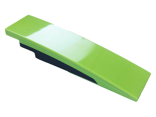 Lego Slope, Curved 8 x 2 with Black Stripe Pattern Model Left Side (Sticker) - Set 76899