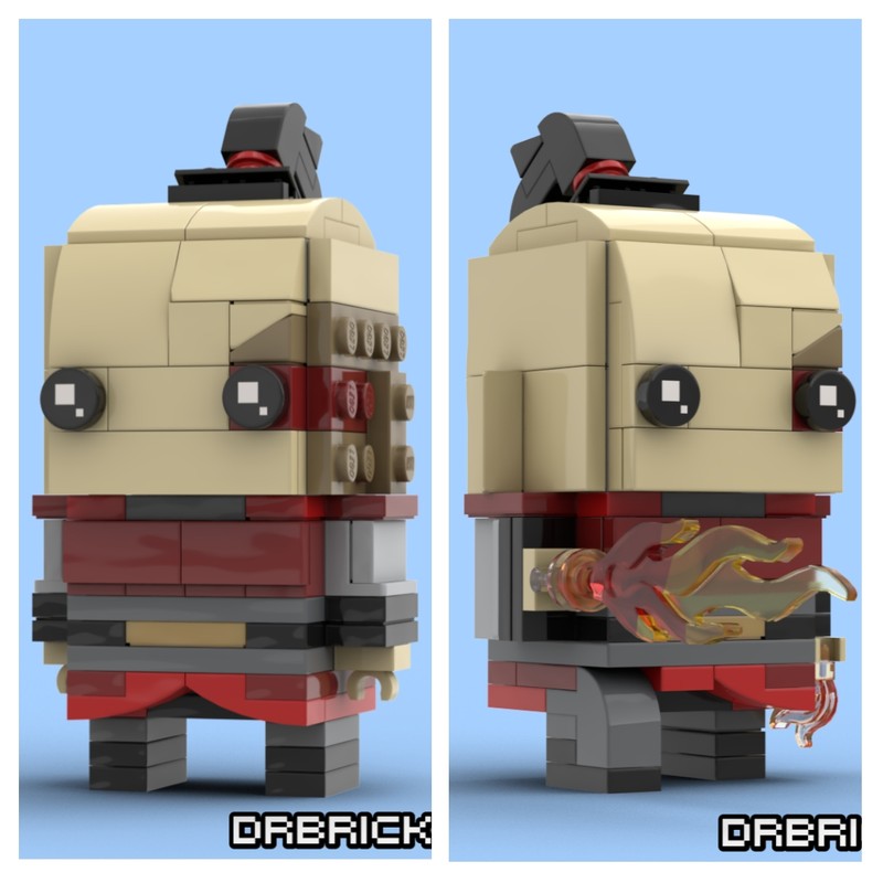 Lego Zuko (Avatar: The Last Airbender) Brickheadz Bundle