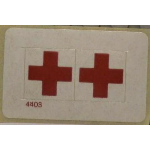 Lego Sticker Sheet for Sets 626-2, 6626-1