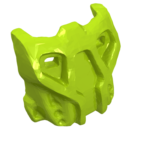 Lego Large Figure Mask Krana Su / Lime