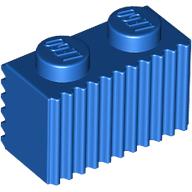 Lego Brick Special 1 x 2 with Grille / Blue