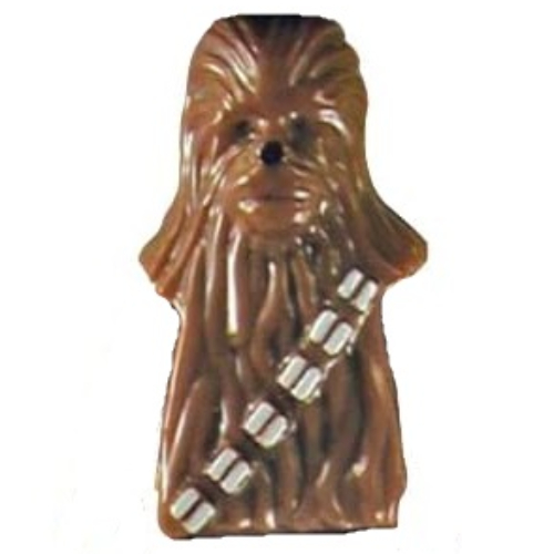 Lego Pen Bead, Head, Chewbacca / Reddish Brown