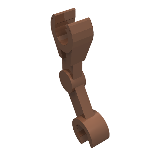 Lego Arm Mechanical with 2 Clips [Battle Droid] / Light Brown