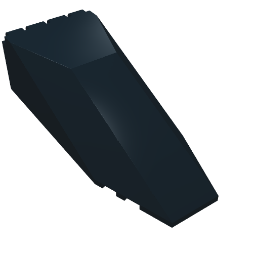 Lego Windscreen 10 x 4 x 2 1/3 Canopy / Black