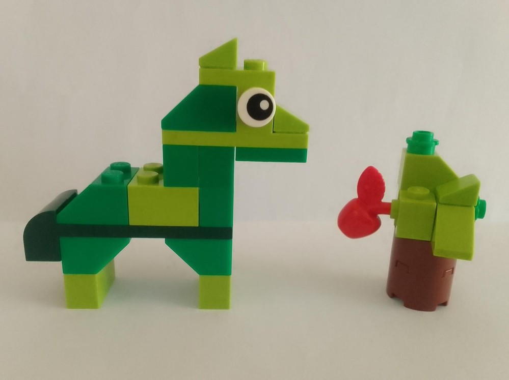 Lego Green Horse