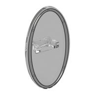 Lego Shield Ovoid with Grip with Silver Border Print / Trans-Clear