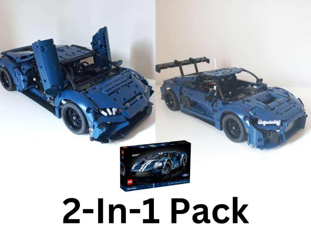 Lego 2-in-1 Pack Alternate Build 42154 Audi R8 LMS GT3, Lamborghini Huracan EVO RWD