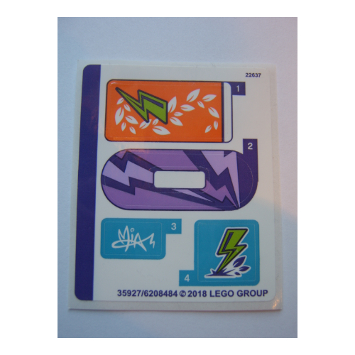 Lego Sticker Sheet for Set 41327-1