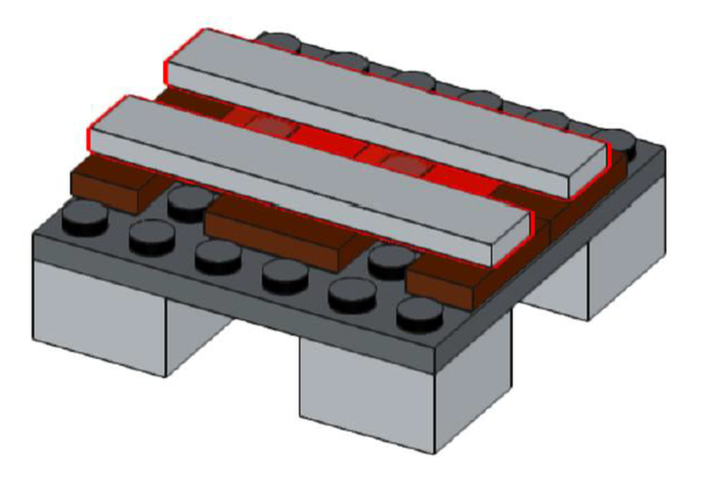 Lego Minecraft activator rail