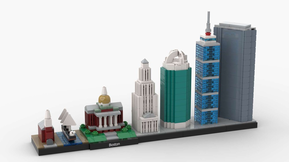 Lego Boston Skyline