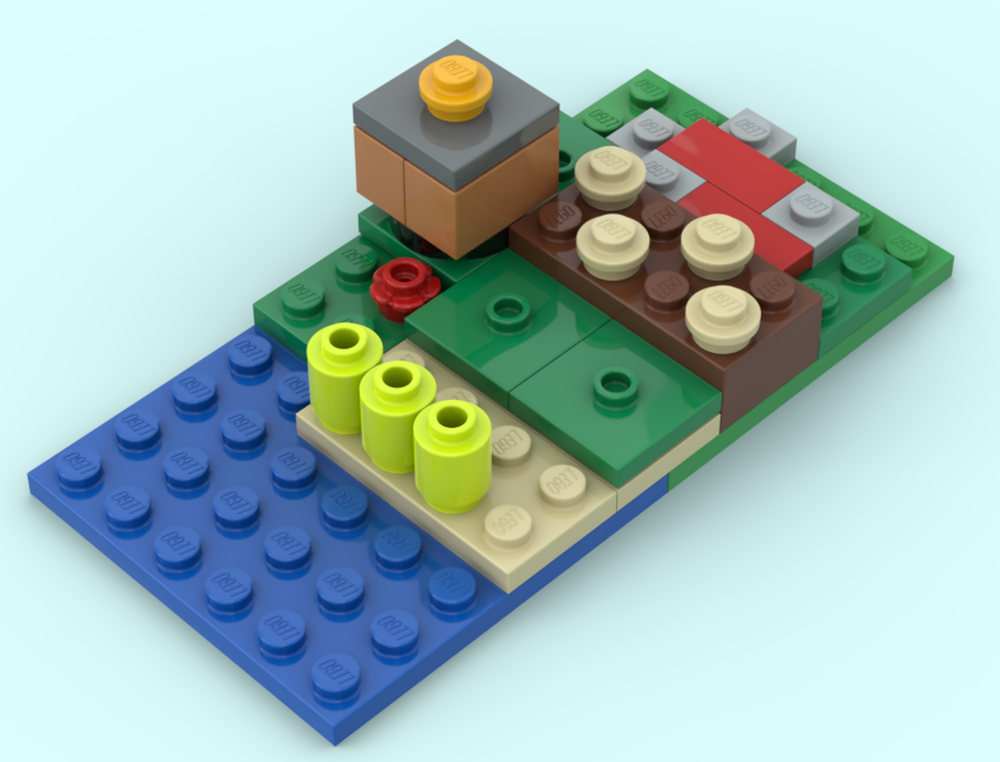 Lego Coastal mini diorama