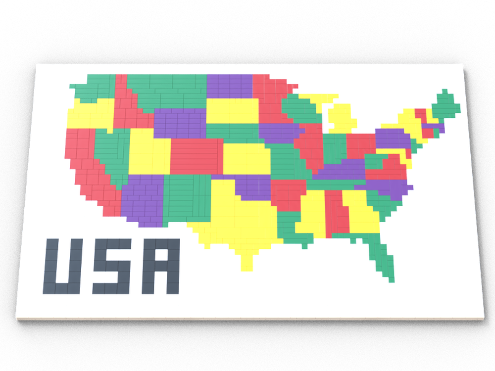 Lego States of the USA