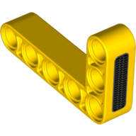 Lego Technic Beam 3 x 5 L-Shape Thick with Grill print