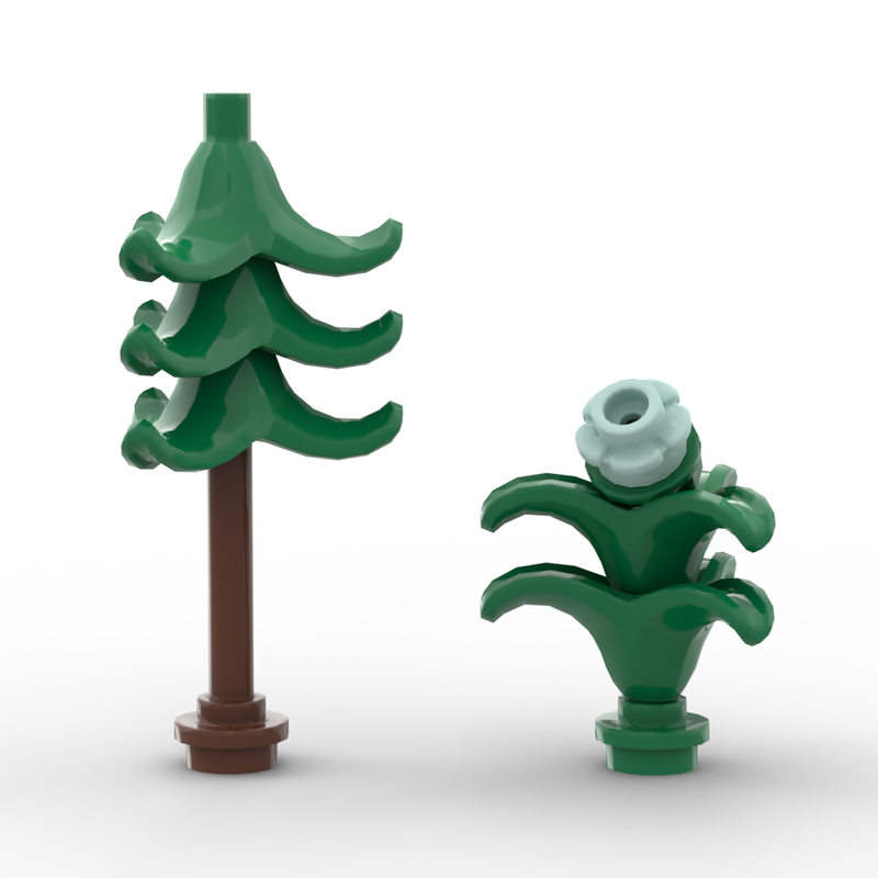 Lego Plant and Tree
