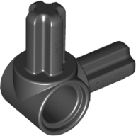 Lego Technic Pin Connector Hub with 2 Perpendicular Axles / Black