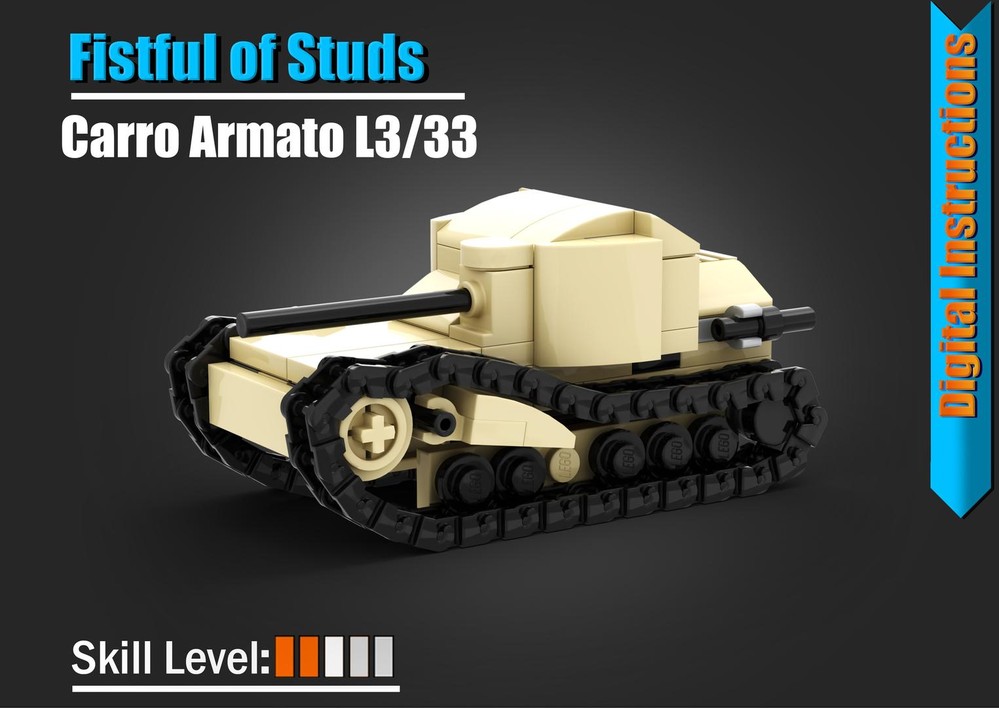 Lego Carro Armato L3/33 Tankette