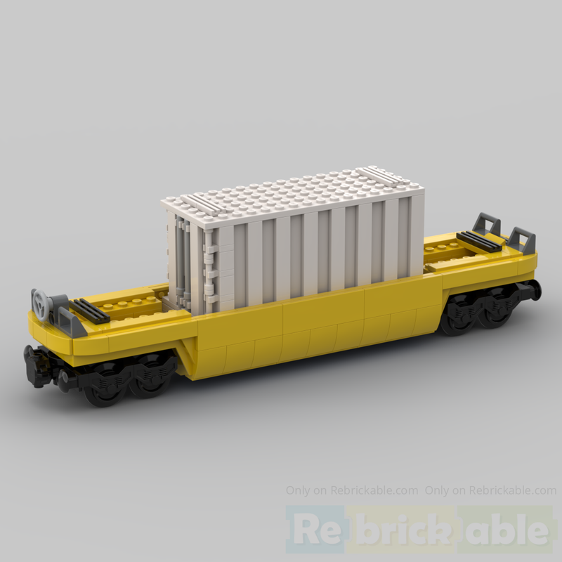 Lego TTX Container Car with a 20ft container