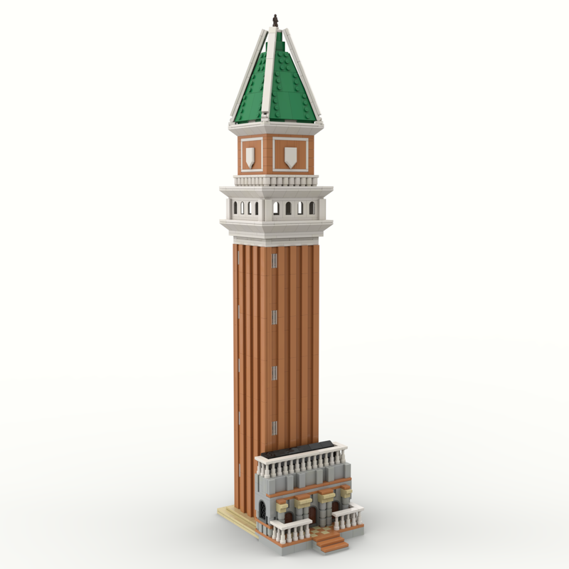 Lego campanile san marco microscale