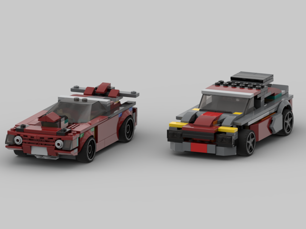 Lego Drifter Fastback and Super Hatchback Combo